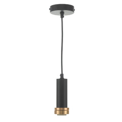 1 Light E27 Suspension Matt Black And Bronze
