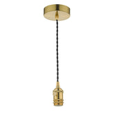 1 Light Suspension In Brass