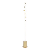 Spiral 6 Light Floor Lamp Matt Gold Base Only
