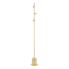 Spiral 3 Light Floor Lamp Matt Gold Base Only