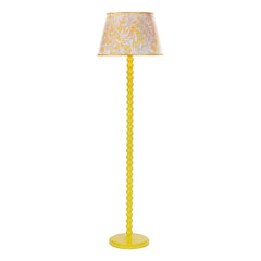 Spool Floor Lamp Gloss Yellow Base Only