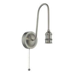 Tall Wall Light Antique Chrome Bracket Only