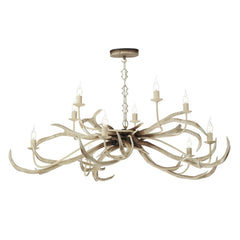 David Hunt Lighting Stag 10 Light Bleached Pendant   STA2315