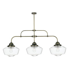 David Hunt Lighting Stowe Triple Bar Antique Brass STO0375