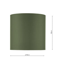 Suelita Grey Cotton Cylinder Shade 18.5cm