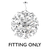 Swash 12 Light Pendant Polished Chrome fitting Only