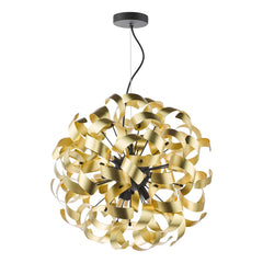 Swash 9 Light Pendant Matt Black Fitting Only