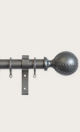 Laura Ashley 28mm Swirl Curtain Pole, Grey