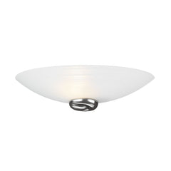 David Hunt Lighting Swirl White Wall Washer Pewter SWW0767