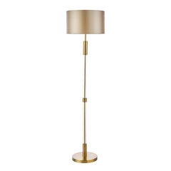 Sylvester Floor Lamp Antique Brass With Shade