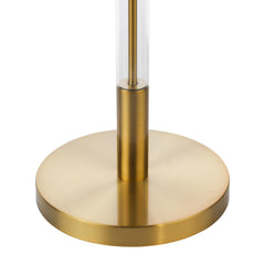 Sylvester Floor Lamp Antique Brass With Shade