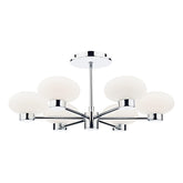 System 6 Light Semi Flush Polished Chrome