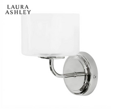 Laura Ashley Southwell Wall Light Polished Nickel