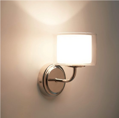 Laura Ashley Southwell Wall Light Polished Nickel