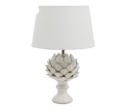 Laura Ashley Artichoke Table Lamp Cream with Shade