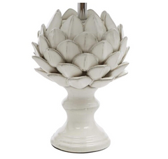 Laura Ashley Artichoke Table Lamp Cream with Shade