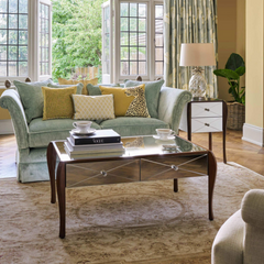 Laura Ashley Pineapple Large Table Lamp Champagne Cut Glass With Shade