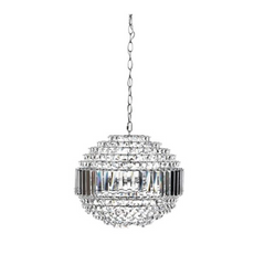 Laura Ashley Vienna Globe 5 Light Polished Chrome