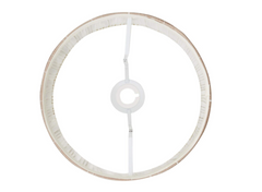 Laura Ashley 12 Inch Pleated Natural Shade Empire