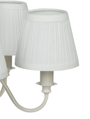 Laura Ashley Ellis 5 Light Ivory with Shades