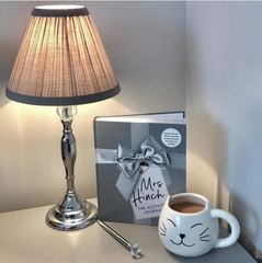 Laura Ashley Ellis Table Lamp Polished Chrome