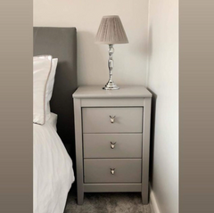 Laura Ashley Ellis Table Lamp Polished Chrome