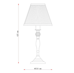 Laura Ashley Ellis Table Lamp Satin Grey with Shade