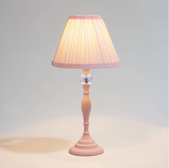 Laura Ashley Ellis Table Lamp Pink with Shade