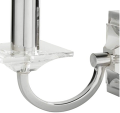 Laura Ashley Carson Wall Light Polished Nickel