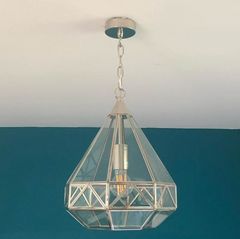 Laura Ashley Zaria Pendant Polished Silver