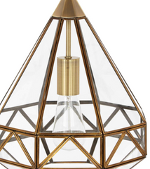 Laura Ashley Zaria Pendant Antique Brass