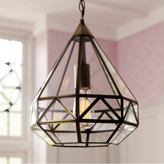 Laura Ashley Zaria Pendant Antique Brass