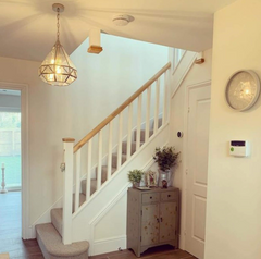 Laura Ashley Zaria Pendant Antique Brass