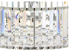 Laura Ashley Fernhurst 4 light Flush Polished Chrome and Crystal