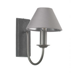 David Hunt Lighting Herriot Single Wall Bracket Pewter HER0767