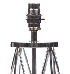 Laura Ashley Beckworth Small Table Lamp Nickel