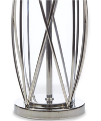 Laura Ashley Beckworth Small Table Lamp Nickel