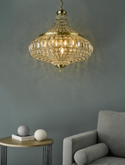 Asmara Pendant ASM0675 Dar Lighting Antique Brass