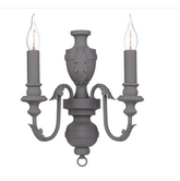 David Hunt Lighting Emile Double Wall Bracket EMI0999 Bespoke Finish