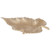 Gold metal Leaf Bowl