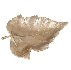 Gold metal Leaf Bowl