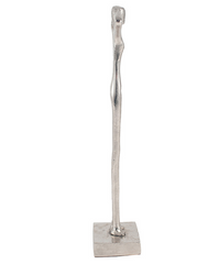 Antique Silver metal Hands On Head Statue