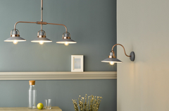 Liden 3 Light Bar Pendant Graphite Copper Dar Lighting