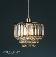 Laura Ashley Vienna Easy Fit Shade Antique Brass