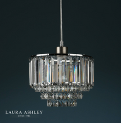 Laura Ashley Vienna Easy Fit Shade Polished Chrome