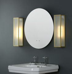 Keegan 1 Light Wall Light Satin Brass IP44
