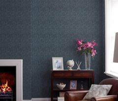Laura Ashley Barley Wallpaper Dusky Seaspray