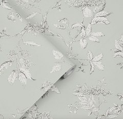 Laura Ashley Elderwood Wallpaper Duck Egg 113345