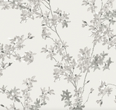 Laura Ashley Forstyhia Wallpaper Steel