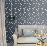 Laura Ashley Magnolia Grove Wallpaper Dusky Seaspray